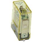 IDEC RH1B-ULAC24V PLUG-in, POWER RELAY, LED INDICATOR, UL CERTIFIED, 10 AMP, 24 VAC COIL, RH SERIES, BLADE TERMINALS, SPDT