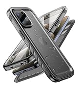 SPORTLINKfor iPhone 15 Pro Case Waterproof - Built in [9H Tempered Glass Screen Protrctor][IP68 Underwater][Dustproof][14FT Military Shockproof][Full-Body Heavy Duty] 6.1" Phone Case Black