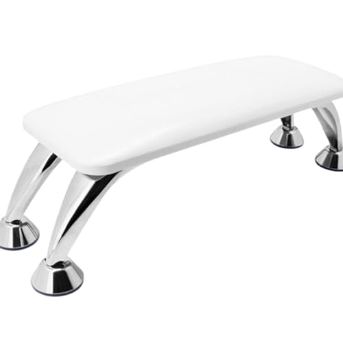 KQQKネイルアームレスト、プロのソフトPUレザーサロンマニキュアハンド枕、快適な滑り止め取り外し可能なネイルクッションテーブル、ネイルアート、ネイルアート、ネイルアート、ネイルアートギフトボックス (ホワイト)