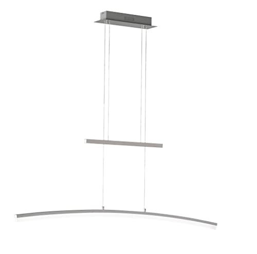 Lampadaire métal Wofi 323001646000 A en finition argent épuré