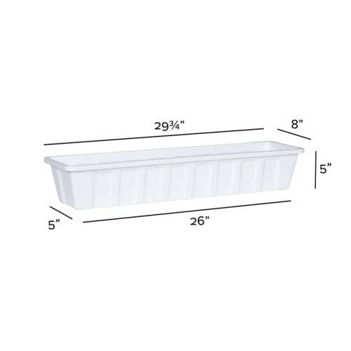 Heavy Duty Poly-Pro Window Box Liner - White 30