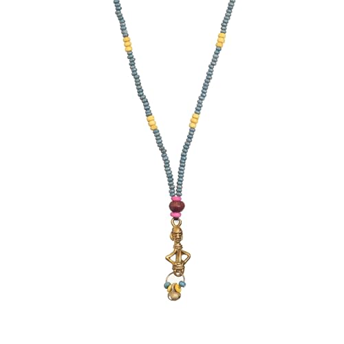 Image of AAKRITI ART CREATIONS Boho & Tribal Handcrafted Ethnic Necklace Collection | Multicolour Pendants, Mandala, Lotus & Dreamcatcher Designs | Artisan Lariat, Collar & Statement Jewelry for Women