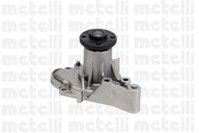 METELLI 30-1021-1 Bomba de agua + kit de correa de distribución con junta no usar sellantes Compatible con KIA Picanto SA, HYUNDAI i10 PA