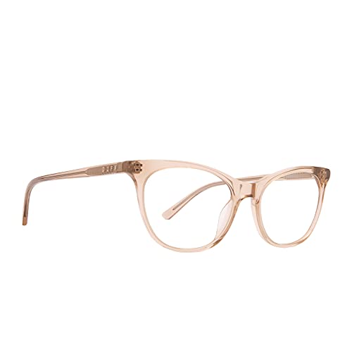 DIFF Jade Designer Cat Eye Computer Blue Light Blocking Glasses for Women, Vintage Crystal