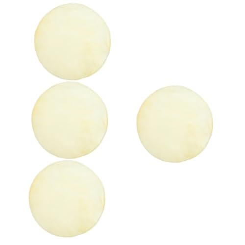 Levemolo 4pcs African Drum Skin Drum Accessories Replacement Heads Sheepskin Leather Covers for Congo