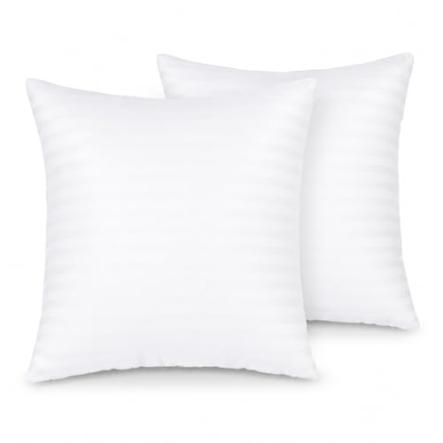 Image of Clasiko Microfiber Cushion Filler 16 x 16 Inches Set of 2 | Suitable for Sofa, Bed & Floor
