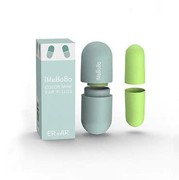 Digital Shoppy 1 pair Soundproof Sleeping Ear Plugs For Sleep Special Mute Soft Slow Rebound Student Anti-Noise Protection Earplug (Green)-picture-39