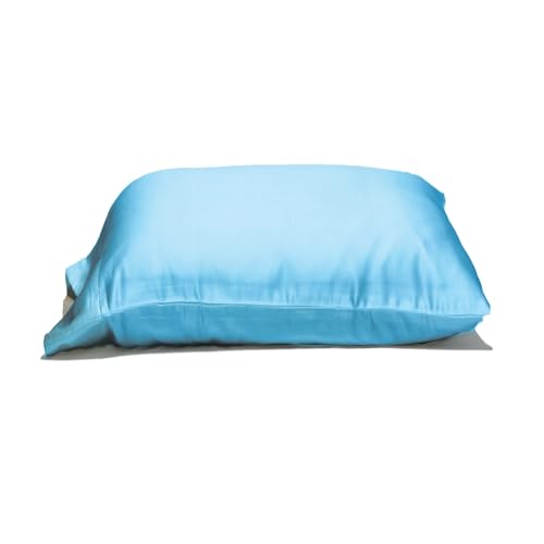 25 Inches Wide Extra Tall Pillowcases! Soft Microfiber. Sky Blue, King
