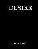  Desire: Notebook Black Cover