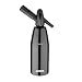 Produktbild Olympia Soda-Siphon 1 Liter, Schwarz, lädt Getränke mit CO2 auf, um Limonaden zu machen, zur Verwendung mit CO2-Kartuschen, CE341