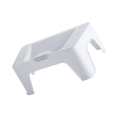 Tabouret repose-pieds contre jambes lourdes plastique blanc avec rouleau