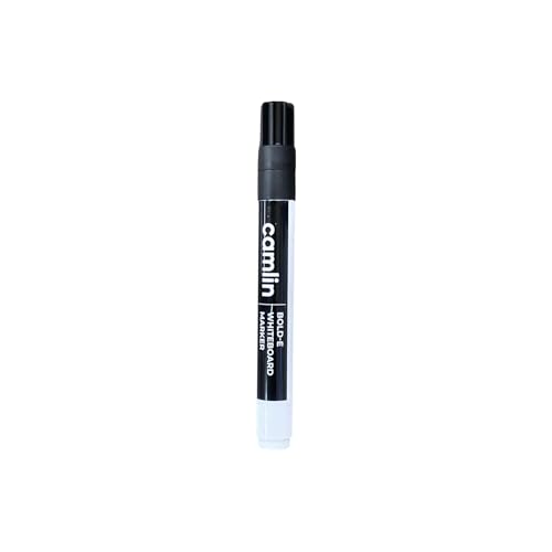 Image of Camlin Whiteboard Marker Pen Black Color Fine Point Type - (Pack of 10)
