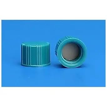 15-425mm Green Ribbed Thermoset Solid Top Cap, PTFE/F217 Lined