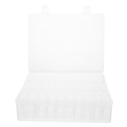 OKUMEYR Foldable Storage Box 30 Compartment Compartment Box for Jewelry Bead Organizer Mini Storage Containers