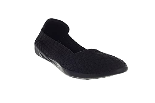 Image of Bernie Mev Catwalk Women's Stretch Woven Slip On Flat Shoes for Women