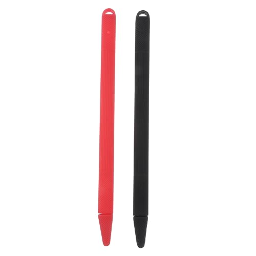 PEPLAYTAL 1 Juego De 2 Lápices Ópticos para Estuche De Lápices De Gel De Sílice Rojo Soporte para Lápiz Óptico
