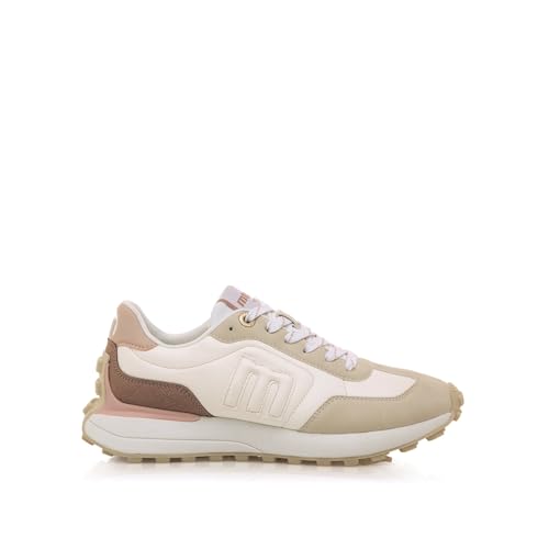 Mtng Para Mujer. 60838 Zapatillas Zinc Blanco (39), Plano, Cordones, Casual