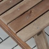 Jenifo RESÖ Children's Picnic Table – Outdoor Wooden Kids Table with Benches, Durable & Weather-Resistant for Garden & Patio Brown 1