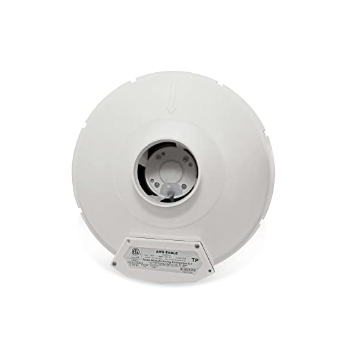 Festa Radon Amg Eagle Radon Fan - Quiet And Energy Efficient 241 Cfm Radon Mitigation System Inline Fan - 3" Electric Waterproof Inline Duct Fan - Made With Sturdy Glass Reinforced Poly-Resin – White #TOP2