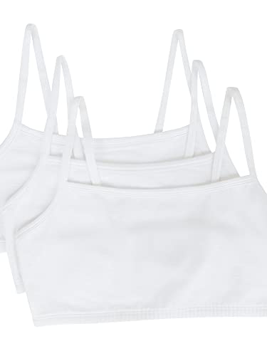 Image of Fruit of the Loom Women's Spaghetti Strap Cotton Sports Bra - All-Day Comfort