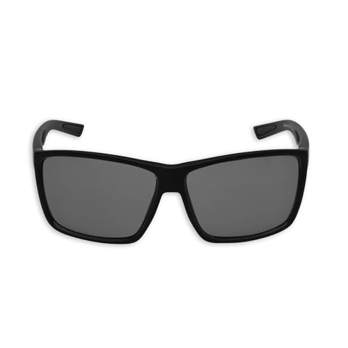 Bullhead Safety Lionfish Glasses, Anti-Fog, Scratch Resistant, UV Protection, Comfortable and Lightweight, Smoke Lens and Matte Black Full-Frame, One Size