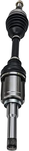 Image of Detroit Axle - 2.4L Front CV Axle Shafts for 2010-2017 Chevrolet Equinox GMC Terrain 2011 2012 2013 2014 2015, 2 CV Axle Shafts Assembly Replacement