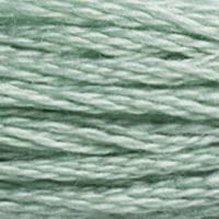 Image of DMC 117-3817 Mouline Stranded Cotton Six Strand Embroidery Floss Thread, Light Celadon Green, 8.7-Yard