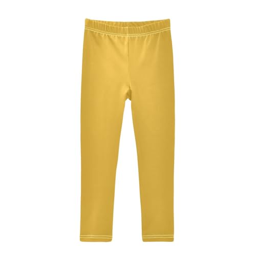 Gold Enrod Yellow Girls Summer Shorts Cotton Cartwheel Shorts Skater Pants for Performance
