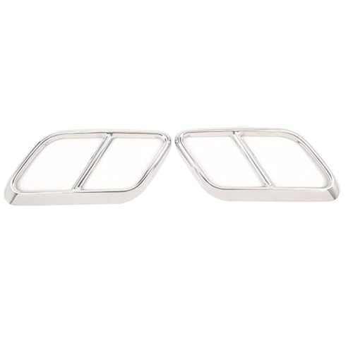 Tubo de escape para Range Rover Velar 2017-2019, embellecedor de acero inoxidable, 2 piezas