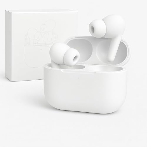 ETHINEX Earbuds Bluetooth 5.3 TWS Earphones Full Touch Control Headphones Built-in Microphone Immersive Sound Quality Ensure Fast Stable&Connection...