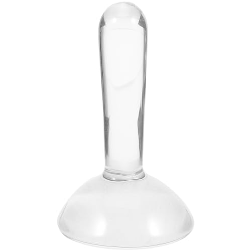 PRETYZOOM Glass Muller for Making Paint, 3.3'' Paint Muller Pestle, Watercolor Grinding Pestle Muller, Paint Grinding Rod for Artists