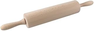 Zeller 31540 Rolling Pin Beech Wood Beige 44.5 x 6 x 6 cm