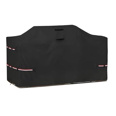 Bitubi 86 Inch Island Grill Cover - 600D Heavy Duty Waterproof All Weather Protection Extra Large Grill Cover,Black