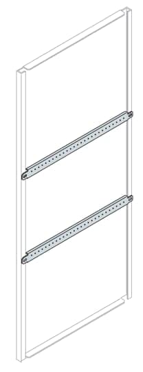 Profil IS2 plaque support 1000 mm abb-entrelec pour montage de châssis industriel