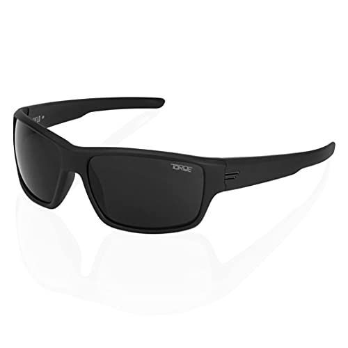 Image of TOROE Eyewear FIELD Wrap Around Sport Sunglasses With Polycarbonate Polarized Lenses, Lightweight TR90 Frame