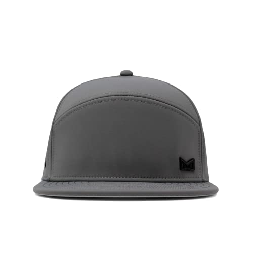 Melin Trenches Icon Infinite Thermal, Performance Snapback Hat, Water-Resistant Baseball Cap For Men & Women, Granite Gray, Extra Large #TOP1