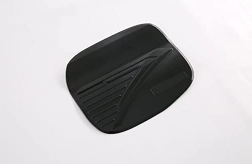 Black Car Fuel Gas Tank Cap Cover Gas Door Cover Trim Emblems Compatible For Mitsubishi Outlander 2022-2023-2024-2025