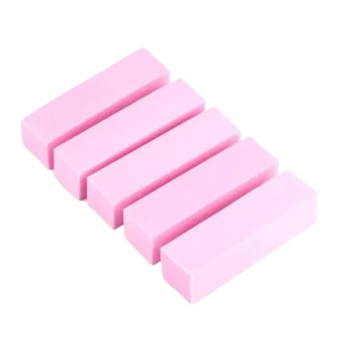 爪ヤスリと緩衝器 5/10/20個 マルチカラー ネイルバッファーファイル マニキュア ペディキュアスポンジ 9.3x2.4cm(20pcs Pink)
