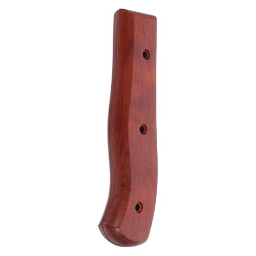 VINTORKY 2 Sets Ergonomisch Antislip Grip Met Gatmoer Voor Keukenmes Reparatie Accessoires Handgeslepen Hout Voor Diverse Keukenmessen
