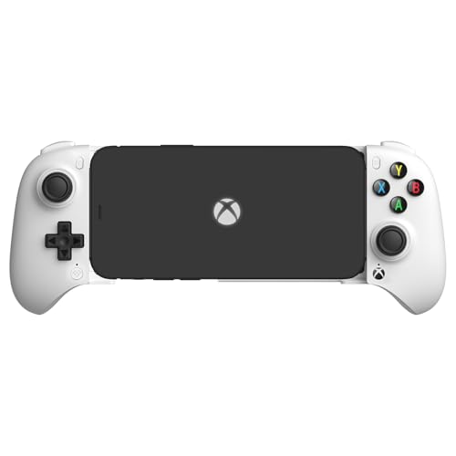 8Bitdo Ultimate Mobile Gaming Controller for iPhone, Apple, Android & Xbox Cloud Gaming, Bluetooth Gamepad with Hall Effect Joysticks, 2 Pro Back Buttons, Officially Licensed (White)