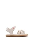 Conguitos - Sandalias de Bebé Abierta Respetuosas Goflex en para Niña (Beige/Talla 26)