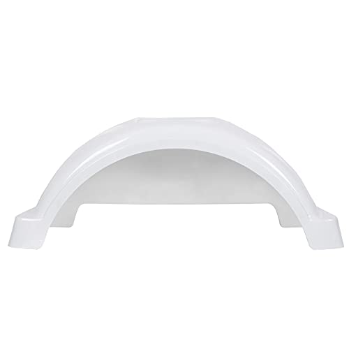 Ecotric Single Axle Trailer Fenders 13" Wheels Tires (Set Of 2/ White) #TOP5