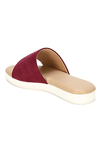 Image of Van Heusen Women's Burgundy Sliders