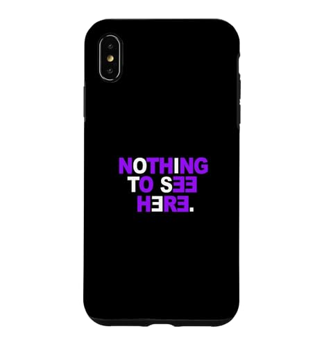 �p�[�v���J���[ Nothing To See Here �p�[�v���O���t�B�b�N �X�}�z�P�[�X iPhone XS Max �p