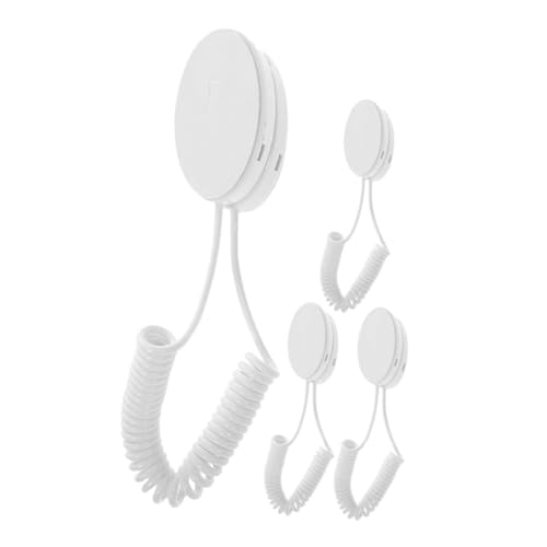 Mikikit Multi-function Phone Lanyard with Phone Clips Anti-lost Rope for Remote Security Cable Retractable Phone Belt Adhesive for Daily Use