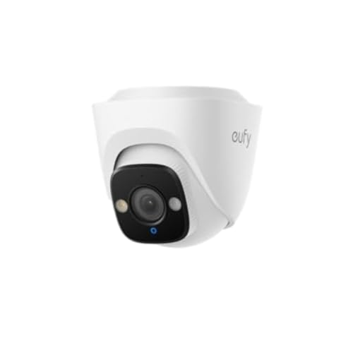 eufy caméra de Surveillance Tourelle E41 PoE, branchement extérieur avec câble, 4K UHD, 122°, Vision Nocturne Couleur, 24/7, détection IA individu/Animal/véhicule,...