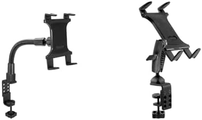 ARKON Robuste Tablet-Halterung mit verstellbarem Arm für Tischplatten, Autos, Fahrzeuge, Wände, kompatibel mit Apple iPad und Samsung Tablets