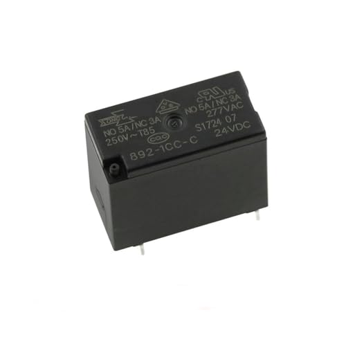 Relé 892-1CC-C 24V de alta precisión con 5 pines para montaje en placas PCB de 5A