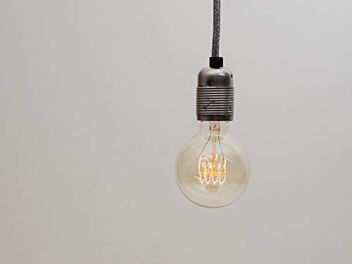 Lot de 10 ampoules Edison vintage industrielles à filament | vis E27 ES et baïonnette B22 (I – Global Quad Loop, E27)