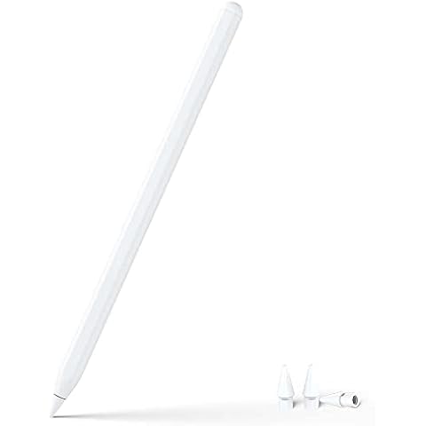 Ni-SHEN Pencil 2. Generation für iPad Apple, Stylus Stift, Magnetisches Kabellos Laden Neigung Palm Rejection für Apple iPad Pro 12,9" 3/4/5/6, iPad Pro 11" 1/2/3/4, iPad Air 4/5, iPad Mini 6 Cover